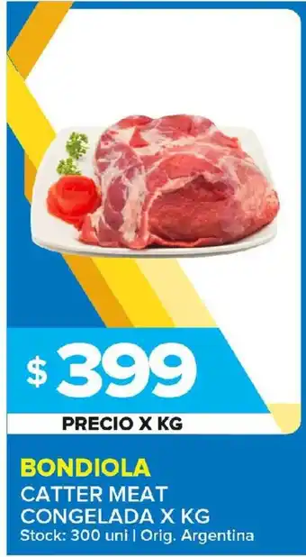 Carrefour Maxi Bondiola catter Meat Congelada x kg oferta