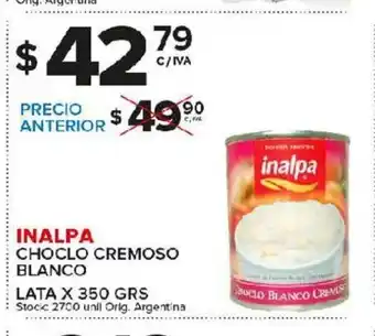 Carrefour Maxi Inalpa Choclo Cremoso Blanco Lata x 350grs oferta