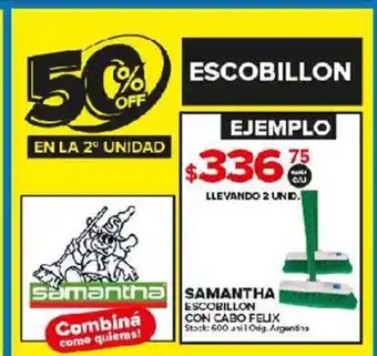 Carrefour Maxi Samantha Escobillon Con Cabo Felix oferta