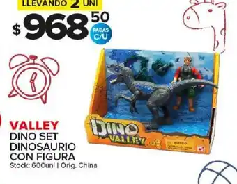 Carrefour Maxi Valley Dino Set Dinosaurio Con Figura oferta