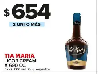 Carrefour Maxi Tia Maria Licor Cream x 690cc oferta