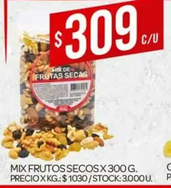 Supermercados DIA Mix Frutos Secos x 300g oferta