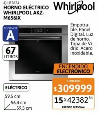 Cetrogar Whirlpool Horno Eléctrico oferta