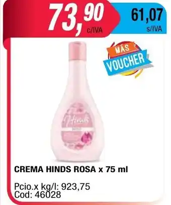 Maxiconsumo Hinds Crema Rosa x 75 ml oferta