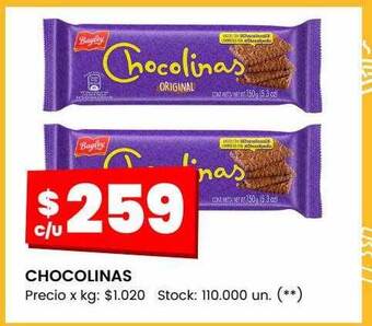 Changomas Chocolinas oferta
