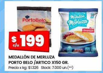 Changomas Medallón de merluza porto belo artico oferta
