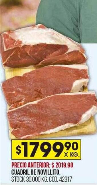 Coto Cuadril de novillito oferta