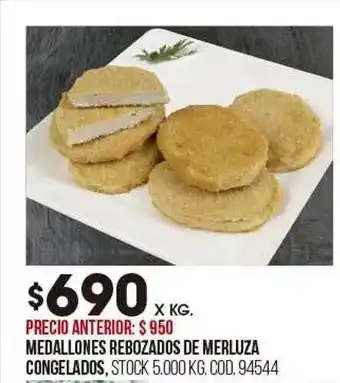 Coto Medallones rebozados de merluza congelados oferta