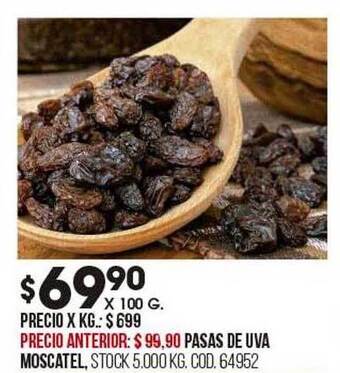 Coto Pasas de uva moscatel oferta