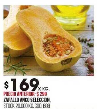 Coto Zapallo anco selección oferta