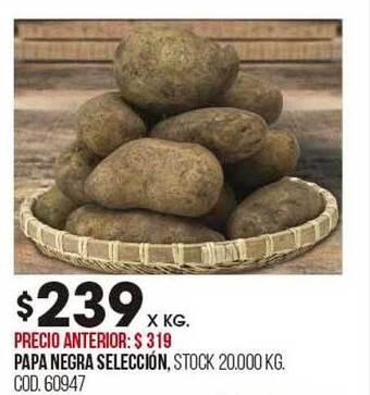 Coto Papa negra selección oferta
