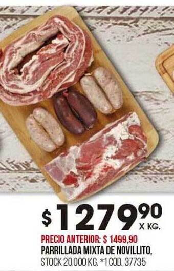 Coto Parrillada mixta de novillito oferta