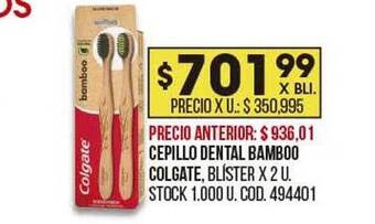 Coto Cepillo dental bamboo colgate oferta