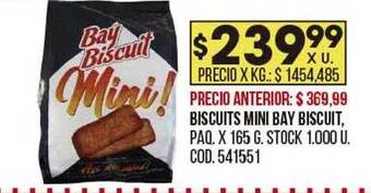Coto Biscuits mini bay biscuit oferta