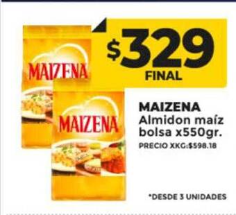 Supermayorista Vital Maizena almidon maíz bolsa oferta