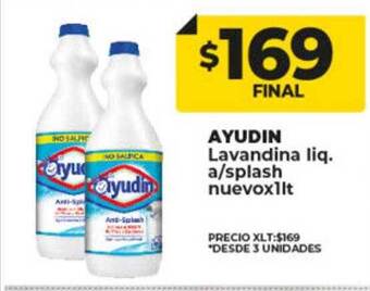 Supermayorista Vital Ayudin lavandina liq a splash nuevo oferta