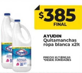 Supermayorista Vital Ayudin quitamanchas ropa blanca oferta