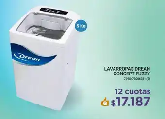 Punto Blu Lavarropas drean concept fuzzy oferta