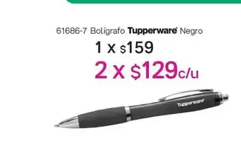Boligrafo tupperware negro
