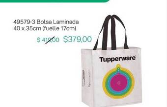 Bolsa laminada 40 x 35 cm fuelle 17 cm