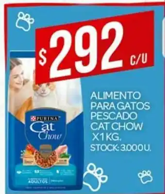 Supermercados DIA Alimento Para Gatos Pescados Cat Chow x 1kg oferta