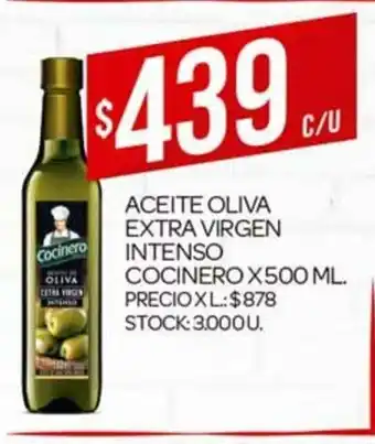 Supermercados DIA Cocinero Aceite Oliva Exxtra Virgen Intenso x 500ml oferta