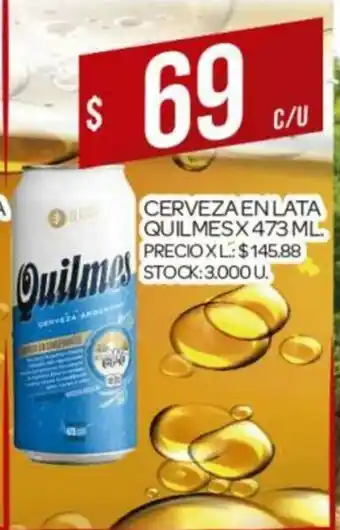 Supermercados DIA Quilmes Cerveza en Lata x 473ml oferta