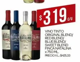 Supermercados DIA Vino Tinto Original Blend x 750ml oferta