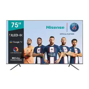 Coto Smart tv uled hisense 75 4k 75u60h google tv oferta