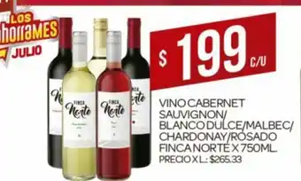 Supermercados DIA Vino Cabernet Sauvignon x 750ml oferta