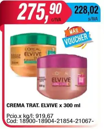 Maxiconsumo Elvive Crema Trat. x 300 ml oferta