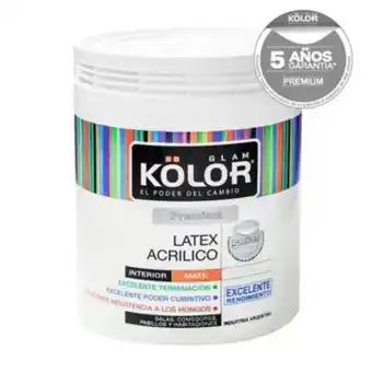Sodimac Pintura látex de interior blanco mate lavable 20 l - kölor oferta