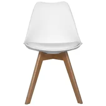 Frávega Silla tulip c/almohadón patas de madera 1 unidad oferta