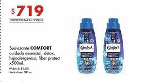 Disco Suavizante comfort cuidado essencial, detox, hipoalergenico, fiber protect oferta