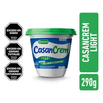 Carrefour Queso crema casancrem light vitamina b3 290 g. oferta