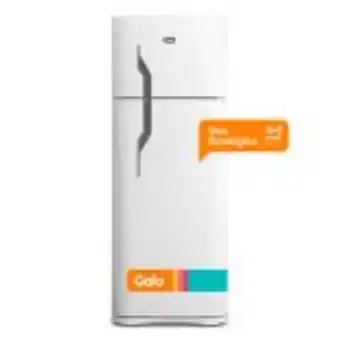 Heladera con freezer gafa 330 litros blanca