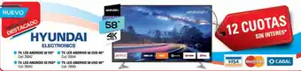 Maxiconsumo Hyundai TV. LED Android 58" UHD 4K* oferta