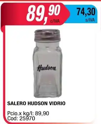 Maxiconsumo Hudson Vidrio Salero oferta