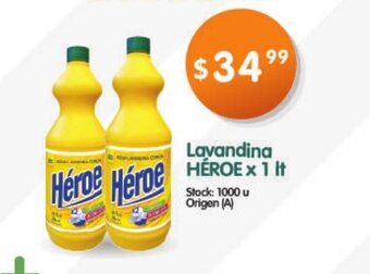 Supermercados Buenos Días Héroe Lavandina x 1 lt oferta