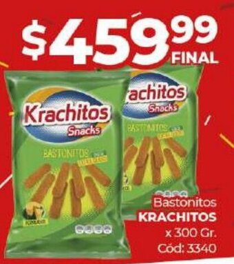 Diarco Krachitos Bastonitos 300g oferta