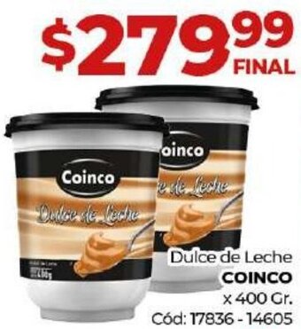 Diarco Coinco Dulce de Leche 400g oferta
