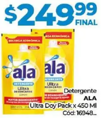Diarco Ala Detergente Ultra Doy Pack 450ml oferta