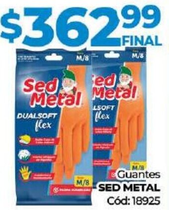 Diarco Sed Metal Guantes oferta