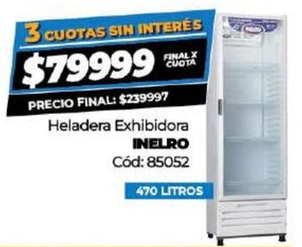 Diarco Inelro Heladera Exhibidora 470L oferta