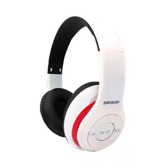 Carrefour Auriculares panacom over ear bluetooth bl-1376hs blanco oferta
