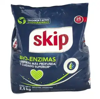 Ferniplast Jabón polvo skip be bio enzimas 2.50kg oferta