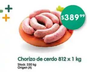 Chorizo de cerdo 812 x 1 kg