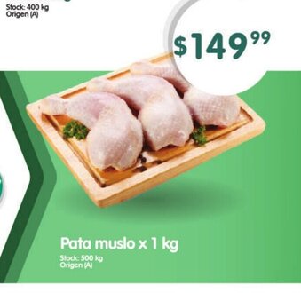 Supermercados Buenos Días Pata muslo x 1 kg oferta