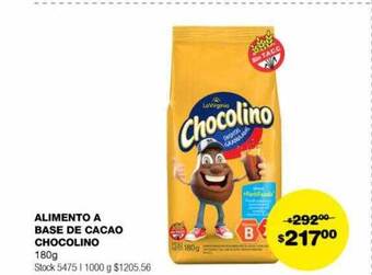 Atomo Conviene Alimento a base de cacao chocolino oferta
