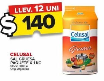 Carrefour Maxi Sal gruesa celusal x 1kg oferta
